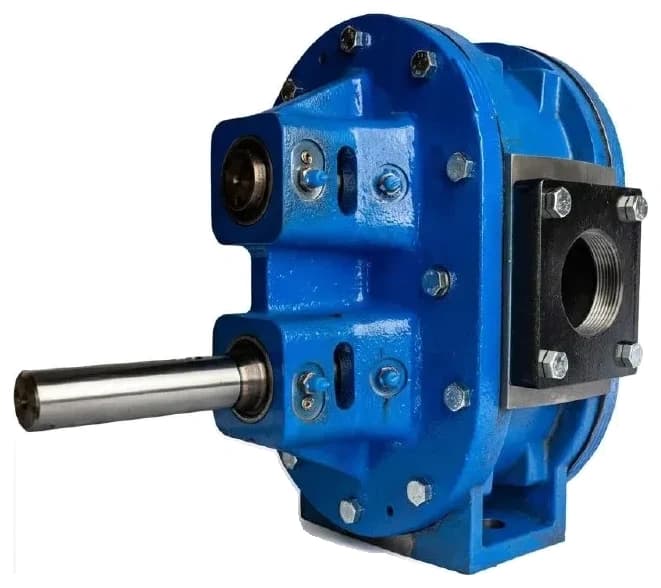 NAPCO PA200C 2-inch ductile iron rotary gear pump with drive shaft and port flange