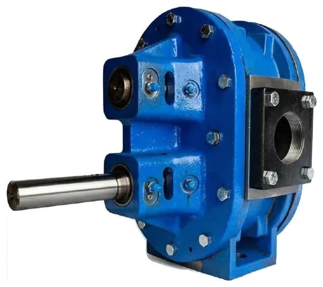 NAPCO PA200C 2-inch ductile iron rotary gear pump with drive shaft and port flange