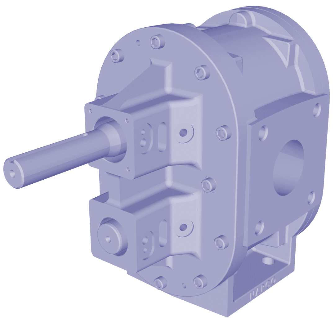 NAPCO 3-inch stainless steel rotary gear pump – self-priming bi-directional industrial pump